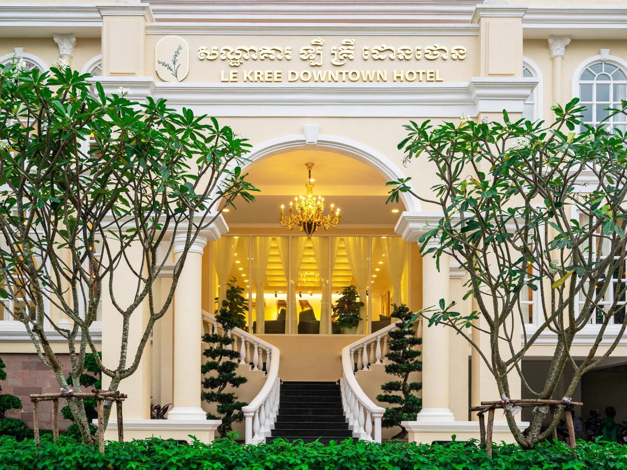 Le Kree Downtown Hotel Phnom Penh Bagian luar foto